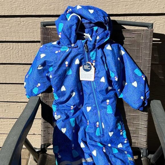 New Lassie by Reima Baby boy girl rain suit snowsuit 6 months - Picture 5 of 12
